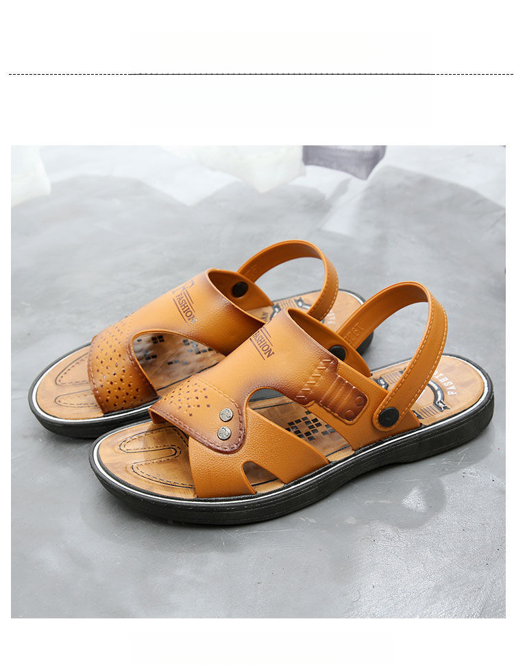 Neu Strand herren Sandalen Mittleren alters Und Ältere Kunststoff Sommer_voghion.com